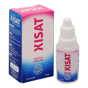 Dung dịch nhỏ mũi Xisat giúp thông mũi cho bé chai 15ml