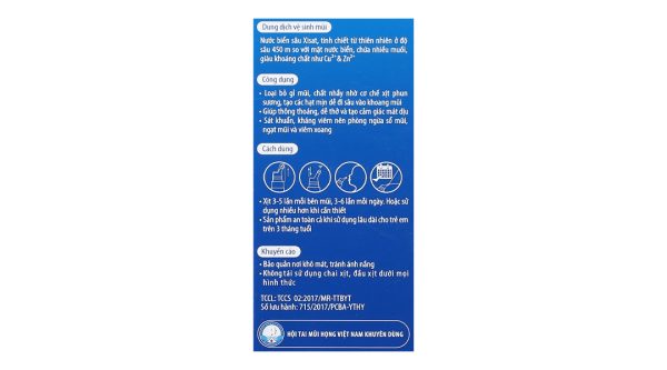 Dung dịch xịt mũi Xisat Trẻ Em giảm nghẹt mũi chai 75ml