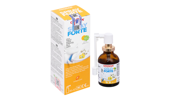 Xịt họng Otosan Throat Spray Forte giảm đau họng, rát họng lọ 30ml