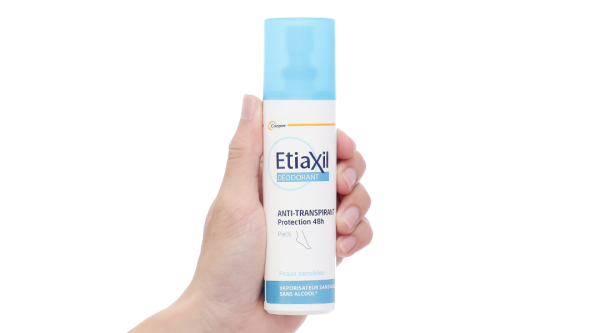 Xịt khử mùi Etiaxil Déodorant Anti-Transpirant 48h khử mùi hôi chân chai 100ml