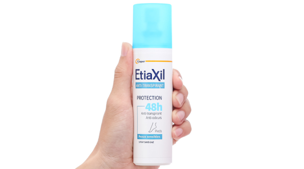 Xịt khử mùi Etiaxil Déodorant Anti-Transpirant 48h khử mùi hôi chân chai 100ml