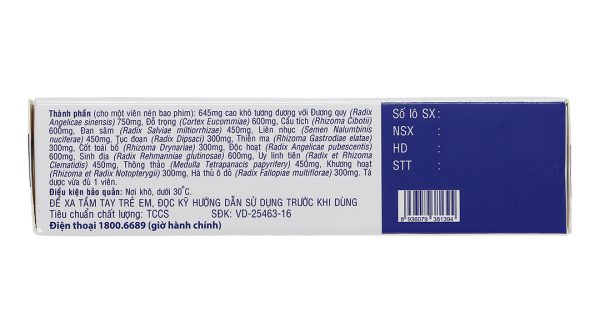 Xương Khớp Nhất Nhất trị đau lưng, đau thần kinh tọa, thoái hóa khớp (2 vỉ x 10 viên)