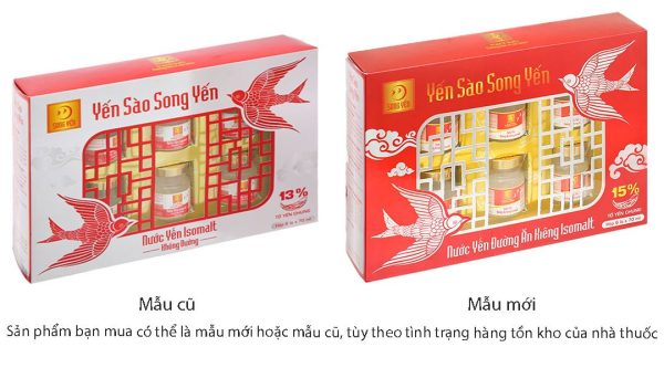 Nước yến đường ăn kiêng Isomalt Song Yến hộp 6 lọ x 70ml