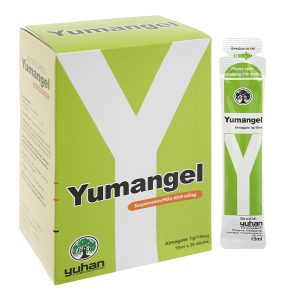 Hỗn dịch uống Yumangel 1g trị trào ngược dạ dày, thực quản (20 gói x 15ml)
