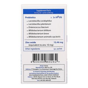 Men vi sinh Yunpro bổ sung lợi khuẩn hộp 60 gói x 2g