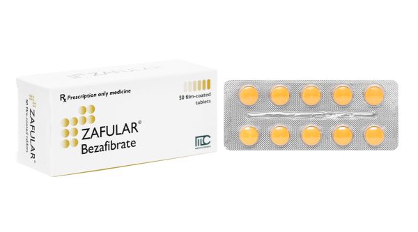 Zafular 200mg trị rối loạn mỡ máu (5 vỉ x 10 viên)