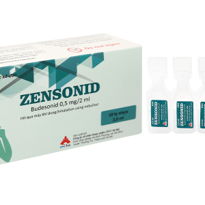 Hỗn dịch khí dung Zensonid 0.5mg/2ml trị hen suyễn (10 ống x 2ml)