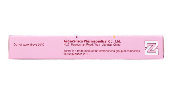 Zestril 10mg trị tăng huyết áp, suy tim (2 vỉ x 14 viên)