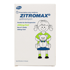 Bột pha hỗn dịch uống Zitromax 200mg/5ml trị nhiễm khuẩn lọ 600mg/15ml