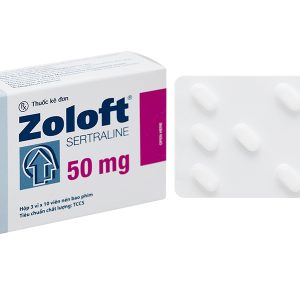 Zoloft 50mg trị trầm cảm, rối loạn lo âu (3 vỉ x 10 viên)