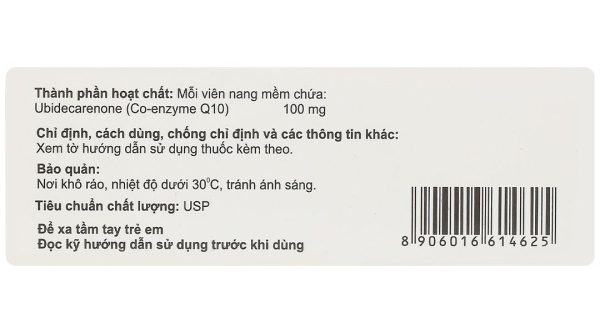 ZY-10 Forte 100mg trị bệnh tim mạch (3 vỉ x 10 viên)