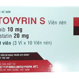 Zytovyrin S điều trị tăng cholesterol máu nguyên phát và rối loạn lipid (3 vỉ x 10 viên)
