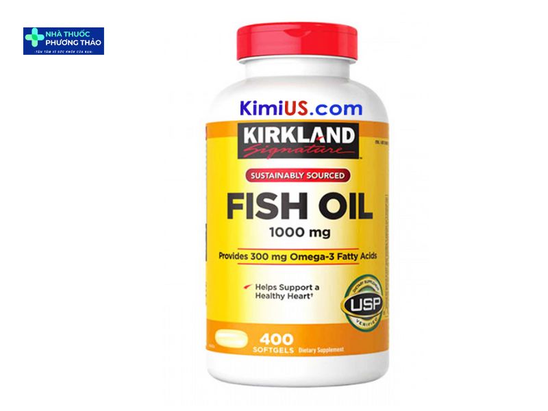 Viên uống Omega-3 Fish Oil bổ sung vitamin cho mắt
