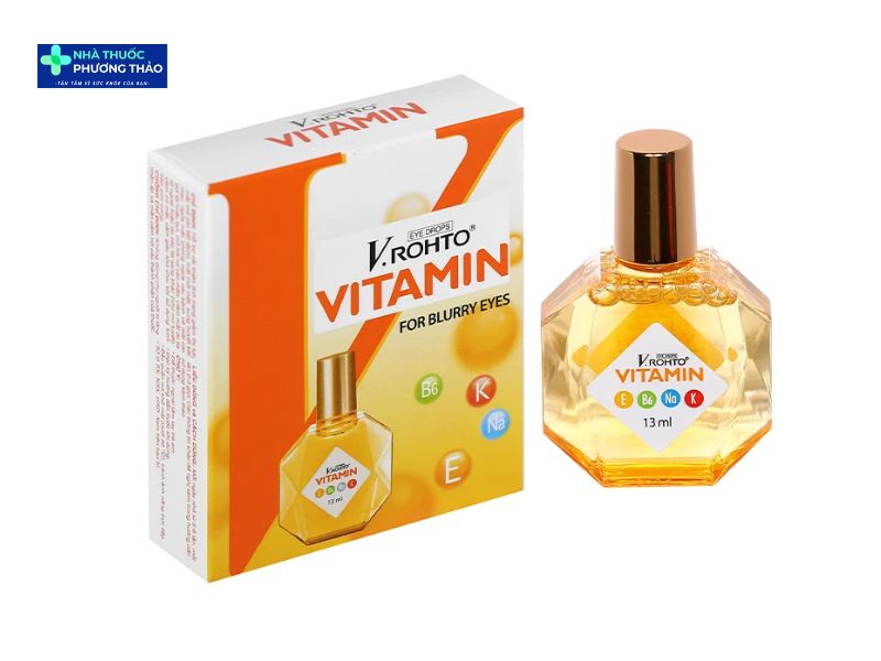 Thuốc nhỏ mắt bổ sung vitamin