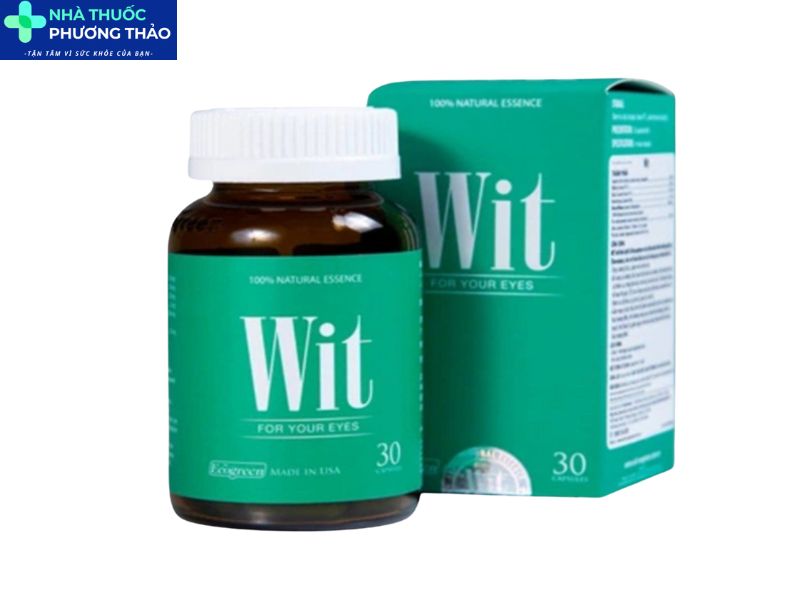 Viên bổ mắt Wit chứa tinh chất thiên nhiên bảo vệ từ bên mắt ngay từ bên trong