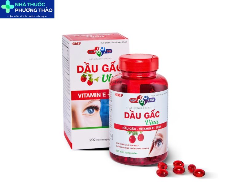 Dầu gấc Vina sản phẩm bổ sung dưỡng chất cho mắt