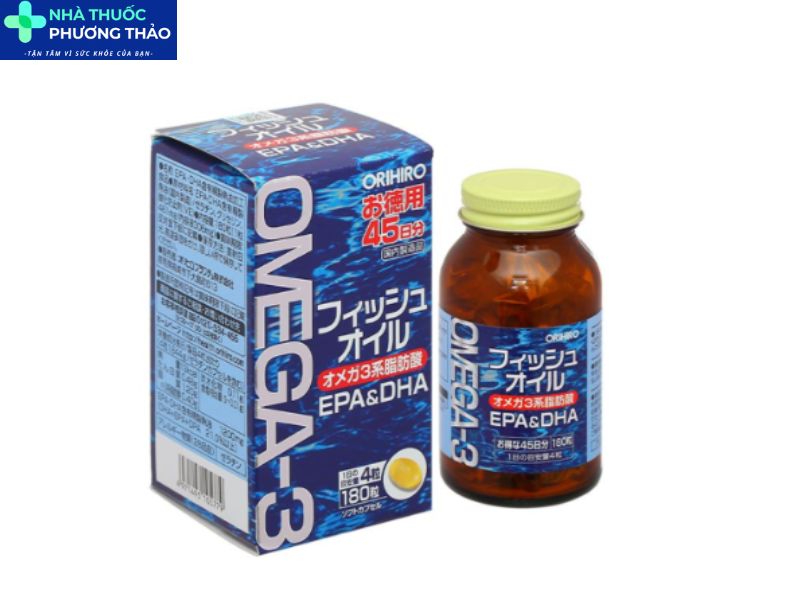 Dầu cá Orihiro Omega 3 bổ sung DHA và EPA cho cơ thể
