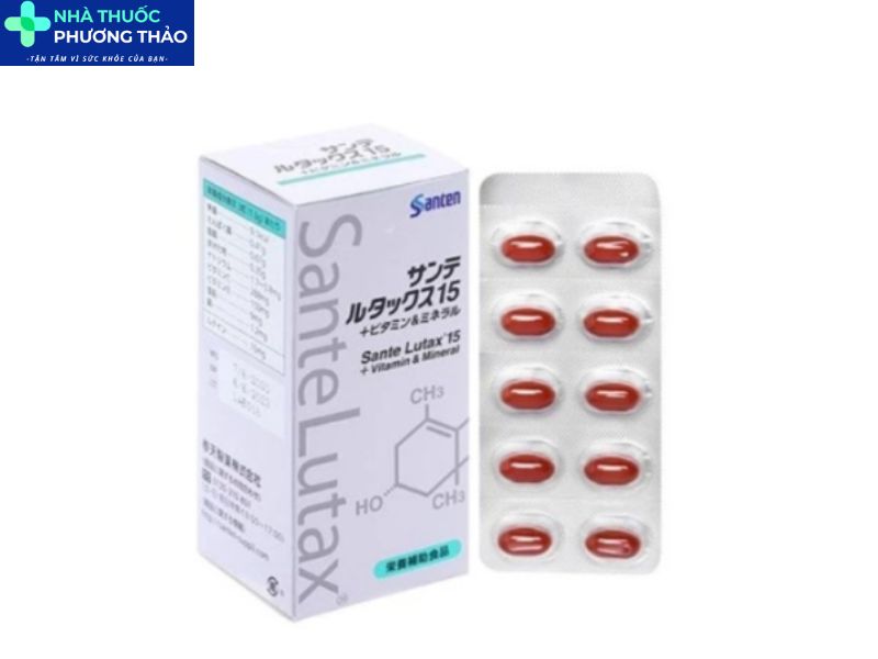 Viên uống Sante Lutax-bổ sung dưỡng chất thiết yếu giúp đôi mắt sáng