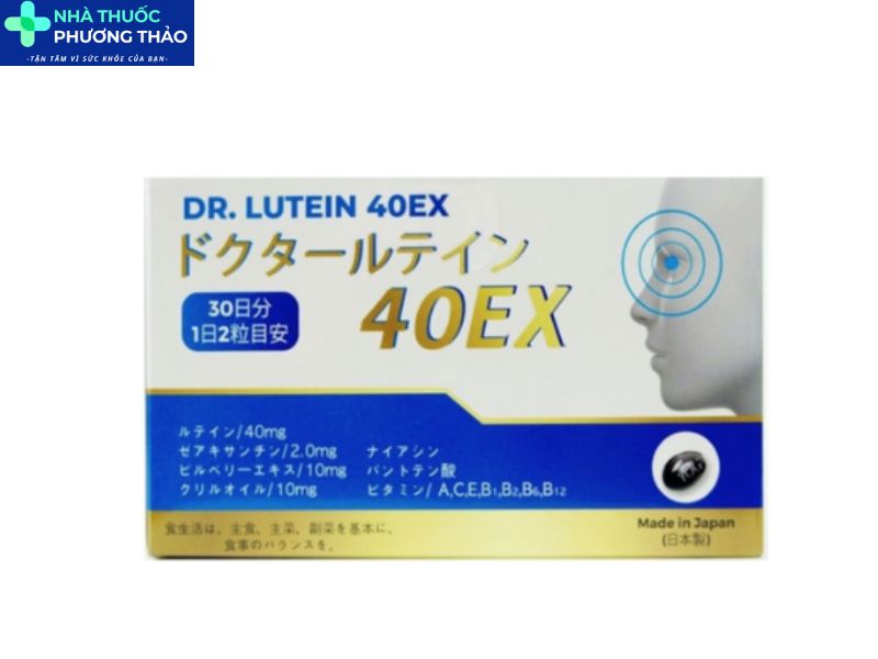 Thuốc bổ mắt Nhật Dr Lutein 40EX- bảo vệ mắt sáng khỏe