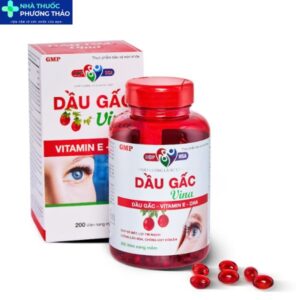 Viên uống Dầu Gấc Vina – Bảo vệ đôi mắt sáng khỏe mỗi ngày
