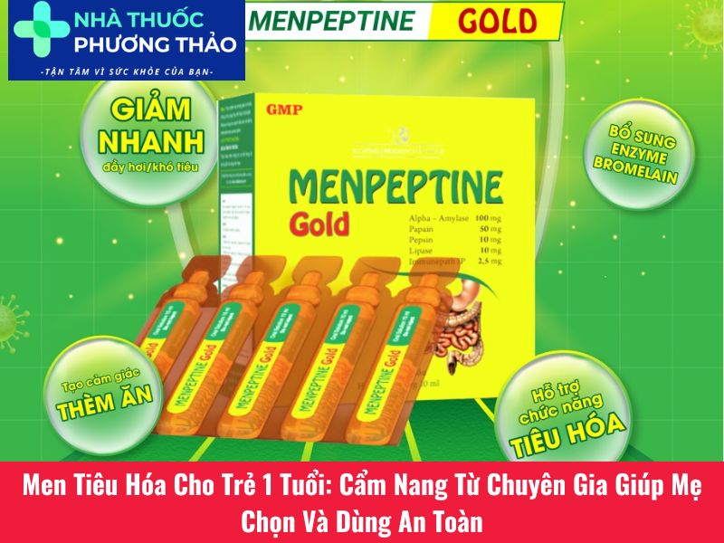Men tiêu hóa cho trẻ 1 tuổi