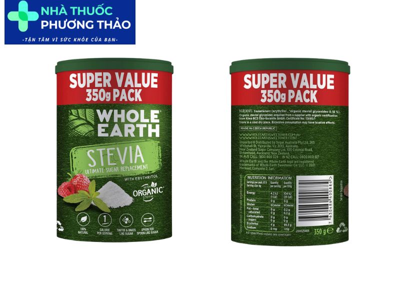 Whole Earth with Organic Stevia