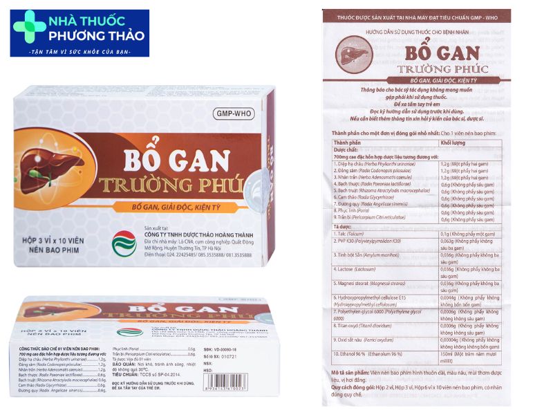 Thuốc bổ gan Trường Phúc có tốt không? Đánh giá chi tiết về sản phẩm từ dược sĩ nhà thuốc